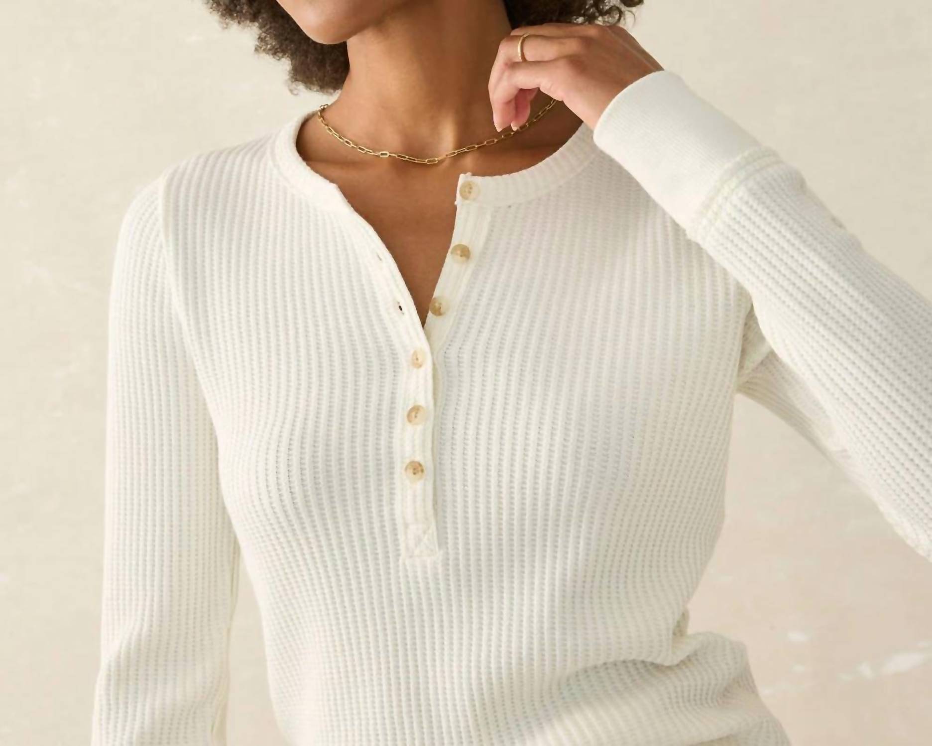 Faherty - Legend Apres Waffle Henley Top
