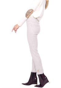 Up! - Glossy Techno Slim Ankle Pants