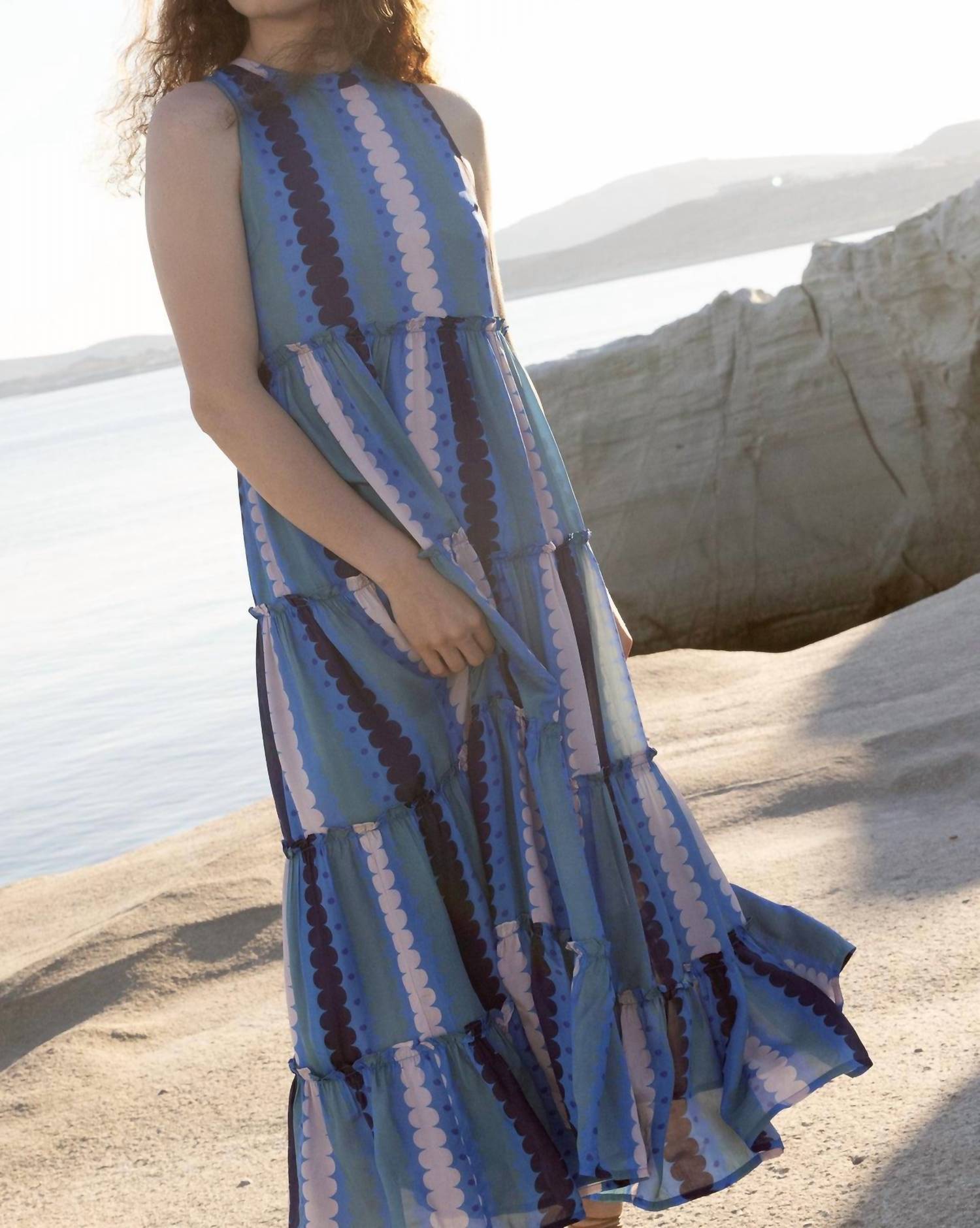 Oliphant - Ruffled Tiered Maxi Dress