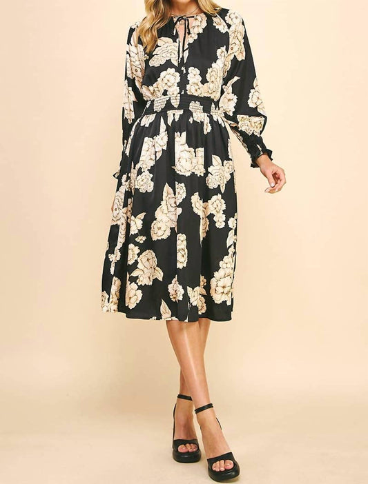 Pinch - Floral Print Midi Dress