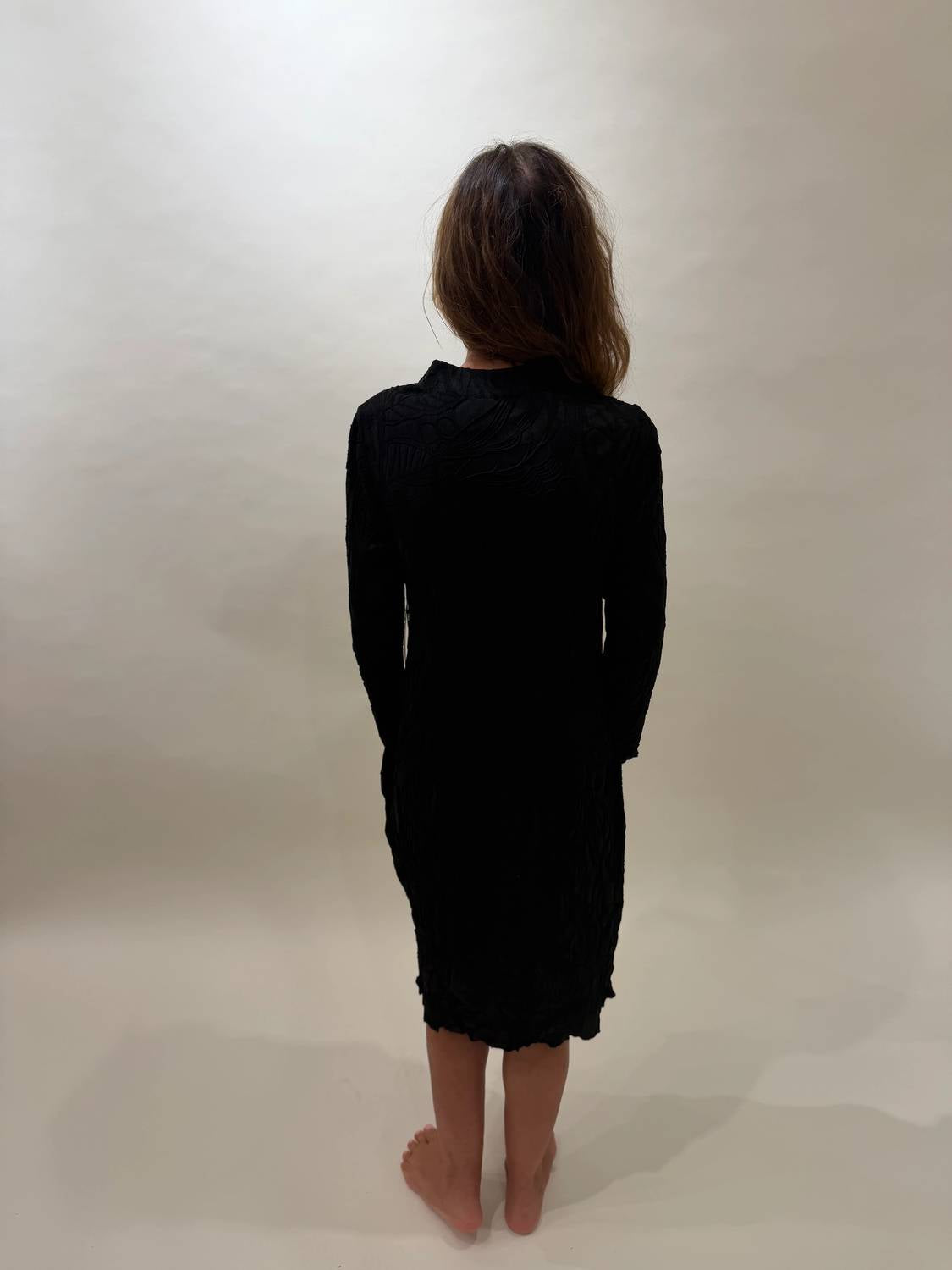 Olivia By Habitat - Sculpted Floral Embossed Cocoon Dress