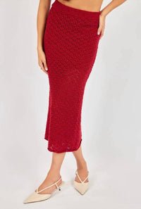 Sadie & Sage - Venus Knit Midi Skirt