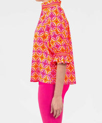 Gretchen Scott - Ruffleneck Tunic Top