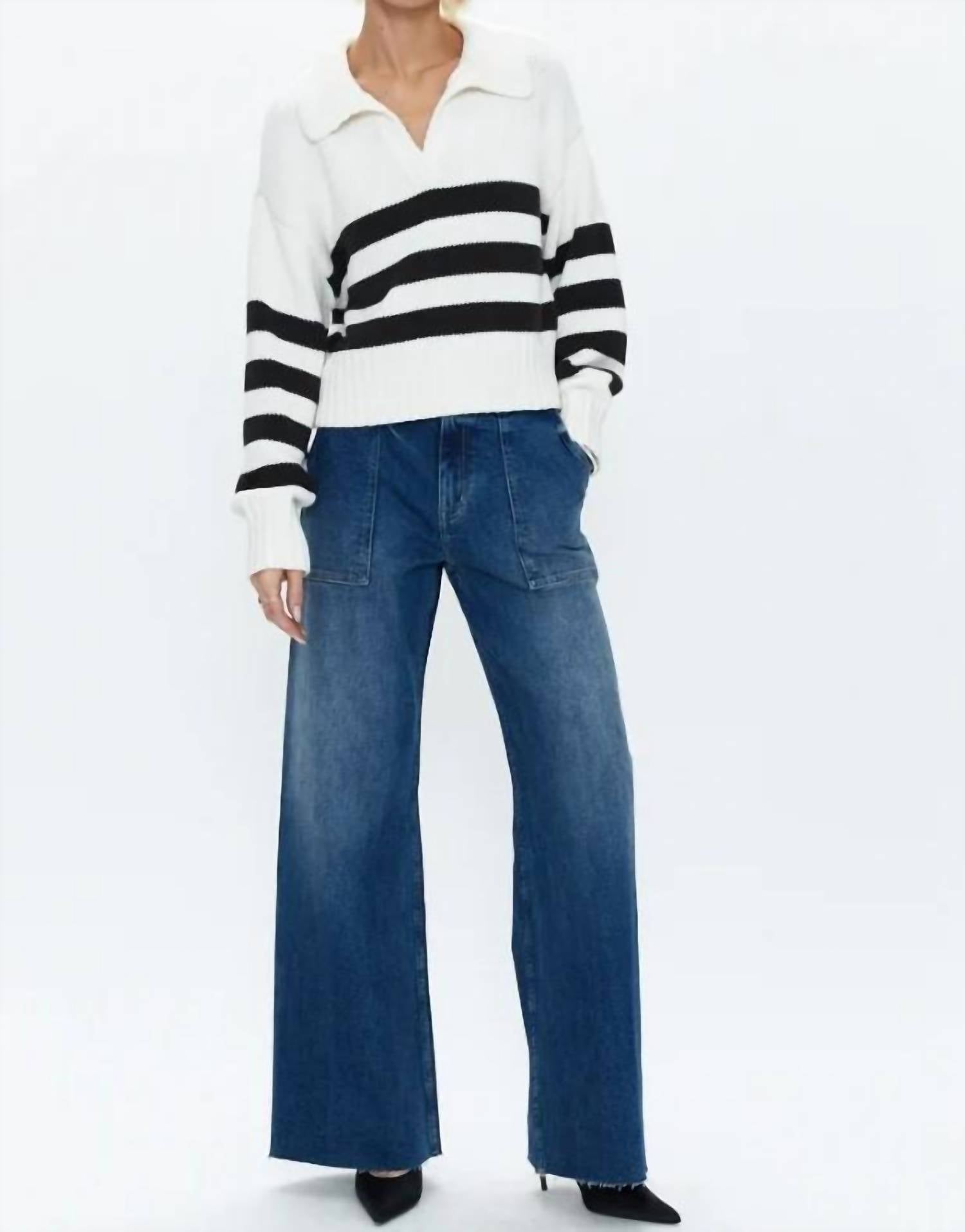 Pistola - Penny Utility High Rise Wide Leg Jeans