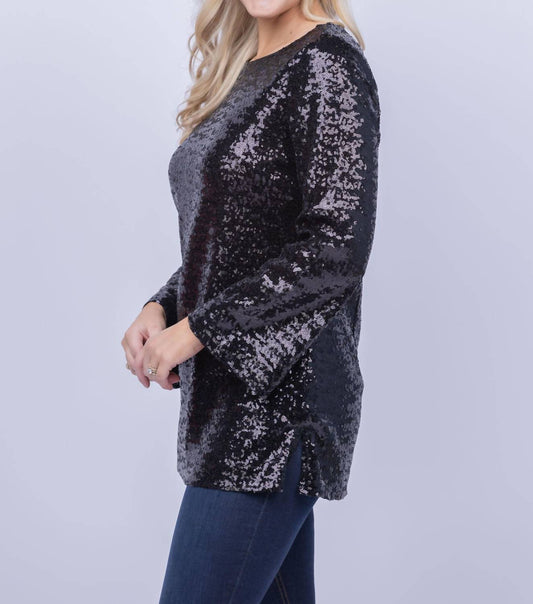 Tyler Boe - Bell Sleeve Sequin Top
