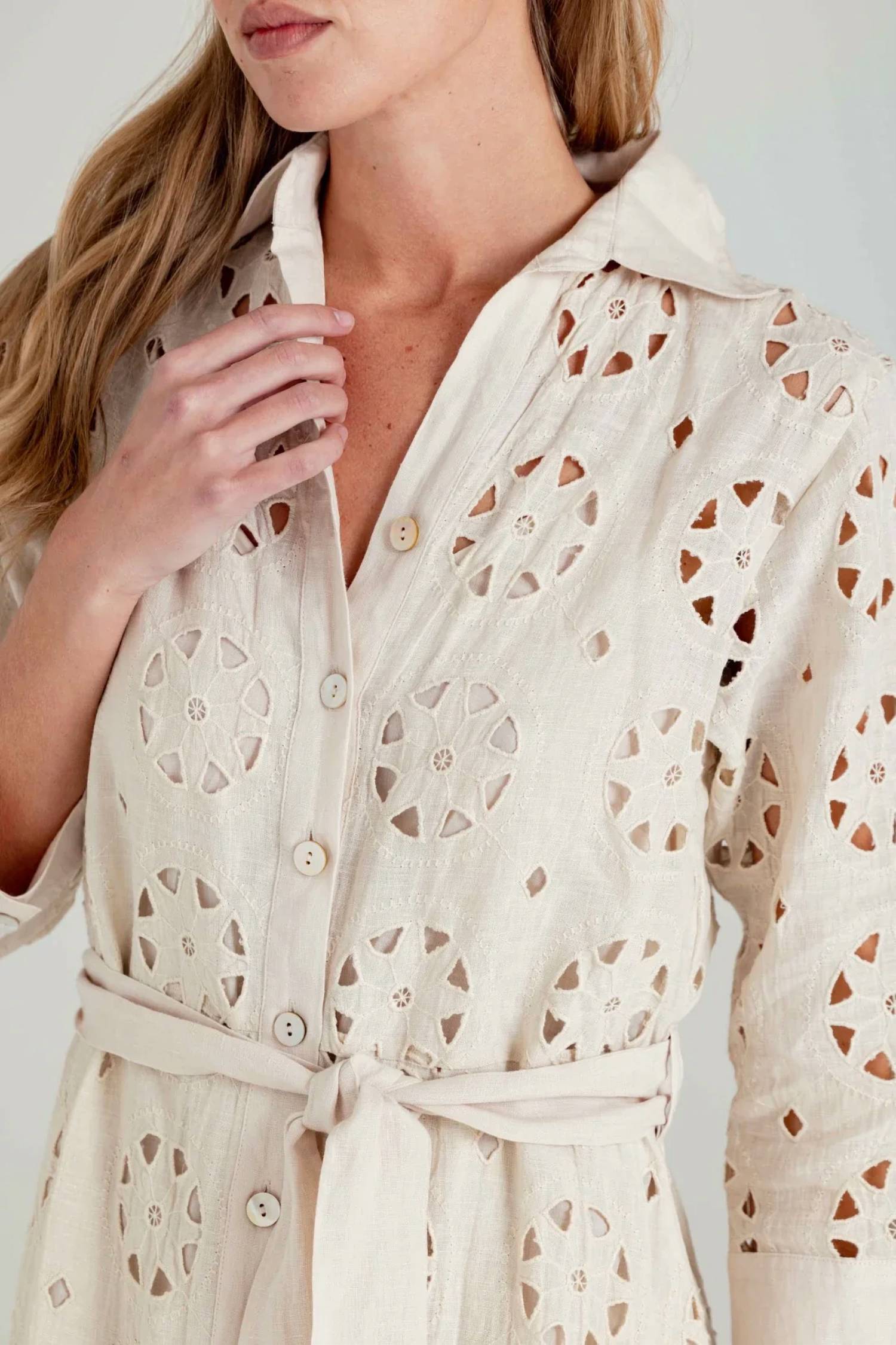 Sundays - Linen Laurel Midi Dress