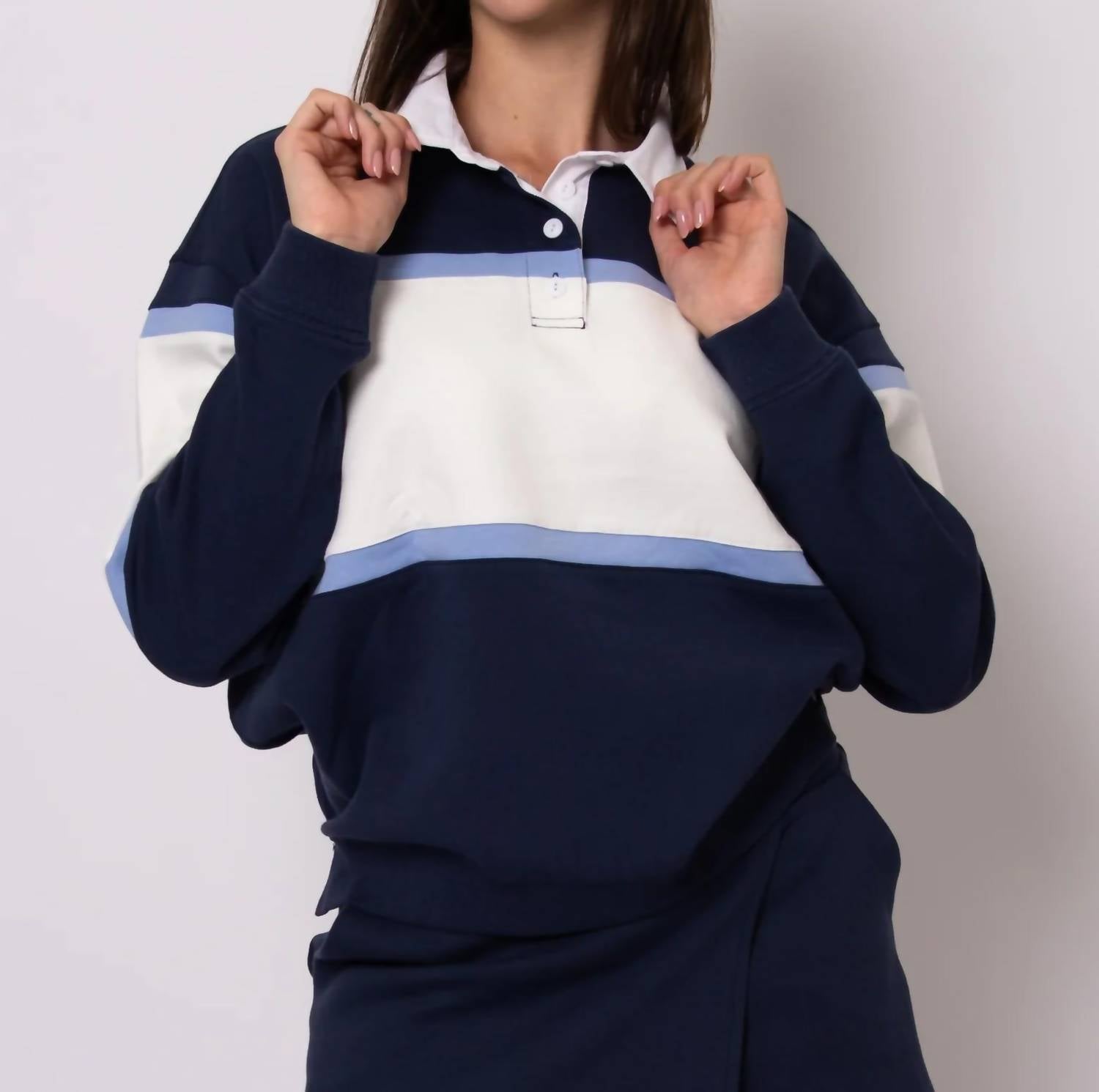 Rd Style - Esther Polo Pullover Top