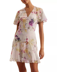Ted Baker - Angel Sleeve Fit And Flare Mini Dress