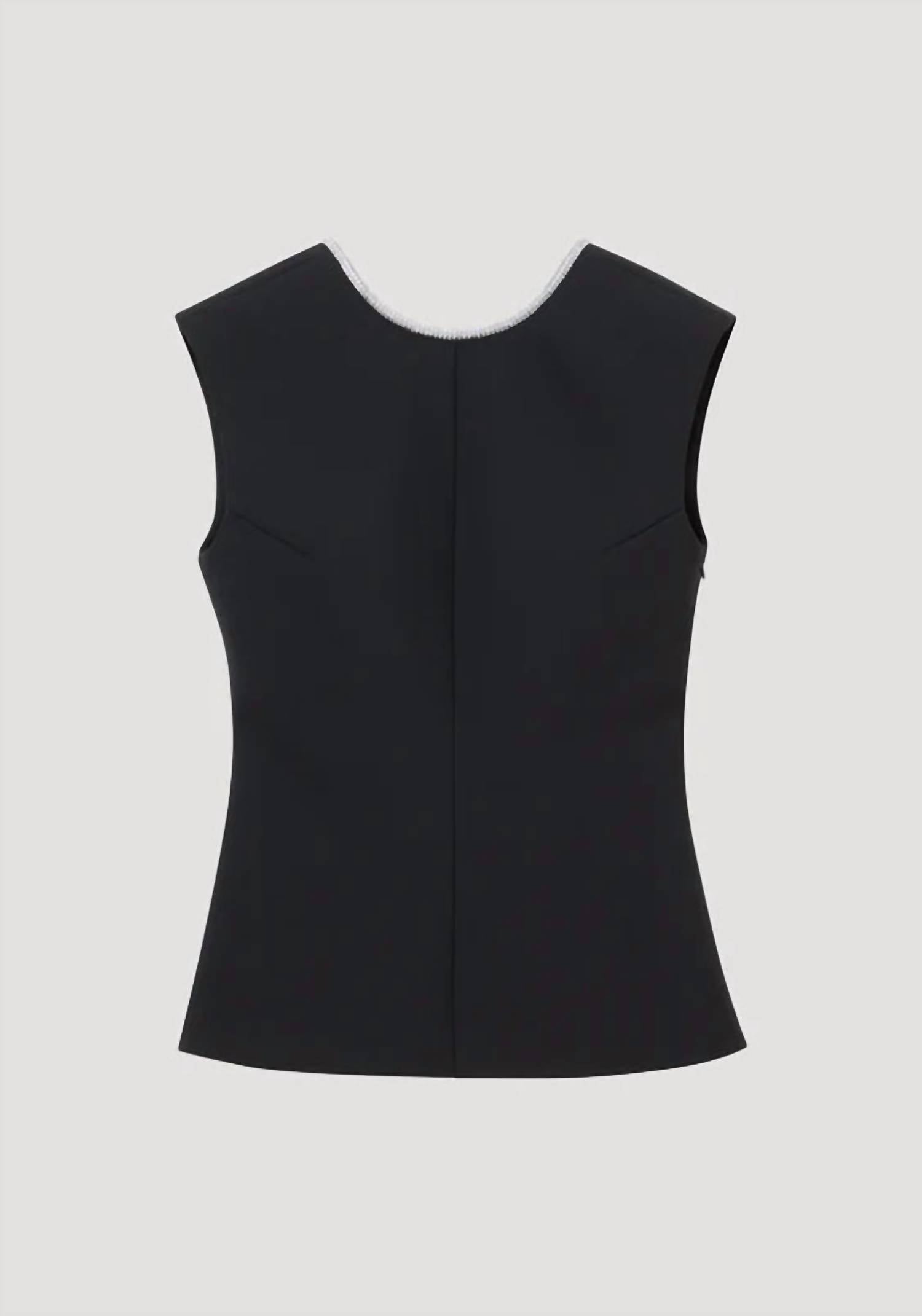 Rohe - Open Back Appliqué Top