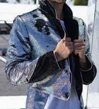 Love Khaos - Tuxedo Sequin Tailcoat