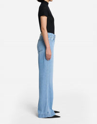 7 For All Mankind Modem Dojo Tailorless Jean in storm - women's jeans - alternate view