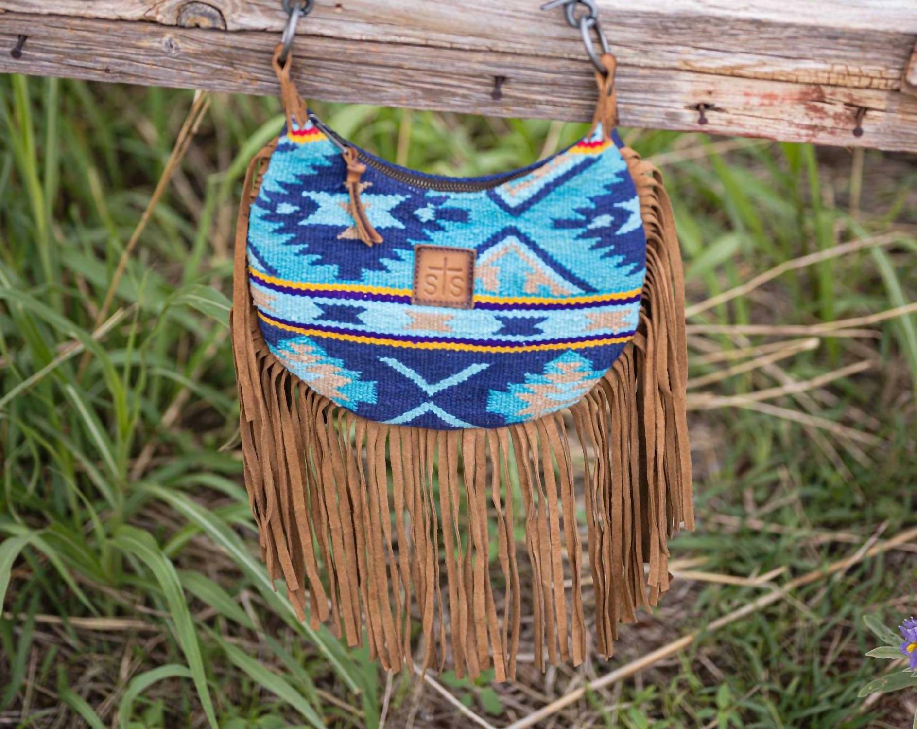 Sts Ranchwear - Mojave Sky Nellie Serape Fringe Shoulder Bag