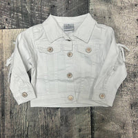 Bratti Mati - Infant Toddler Denim Fringe Jacket