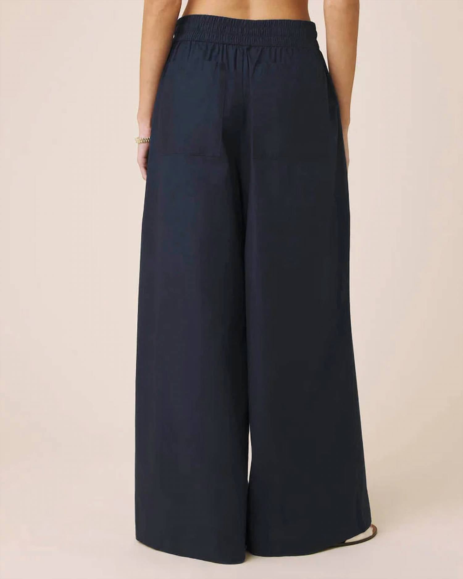 Splendid - Mallory Poplin Wide Leg Pants