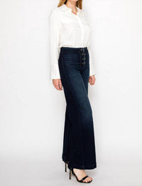 Artemis Vintage - Eco Friendly Ultra High Rise Slim Palazzo Sailor Jean
