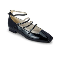 Yosi Samra - Women's Aurora Patent Leather Ballet Shoes