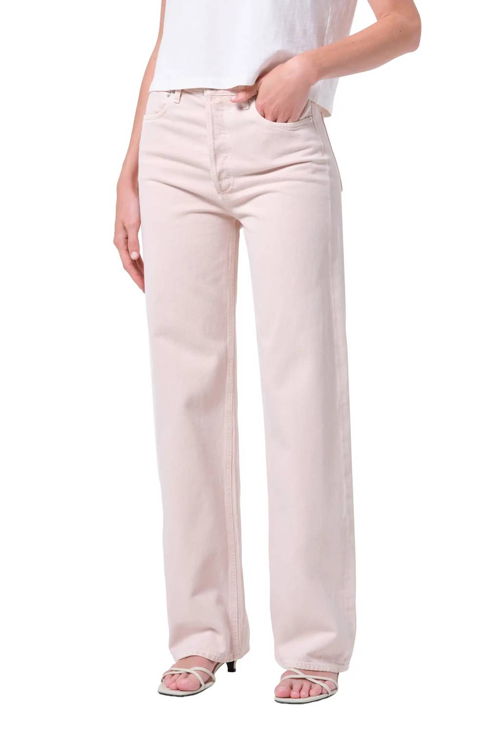 Agolde - Ren High Waist Wide Leg Jeans