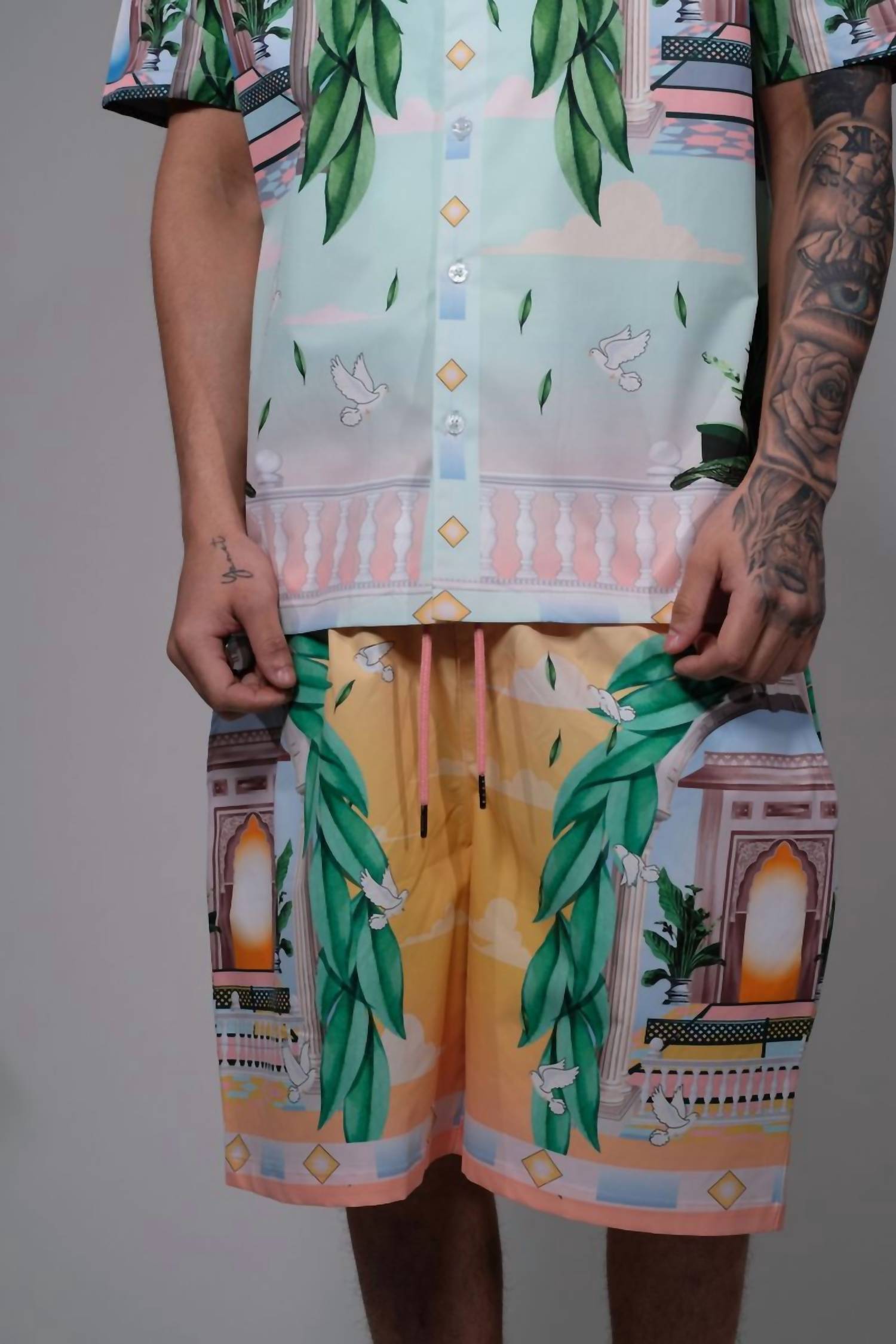 Civilized - Maison Blanche Tennis Club Button Down Short Set