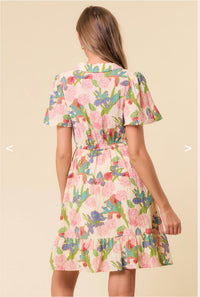 Doe and Rae Buttercup Mini Dress in multicolor - women's dress - view 4