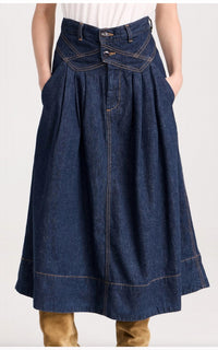 The Great. - Field Midi Skirt