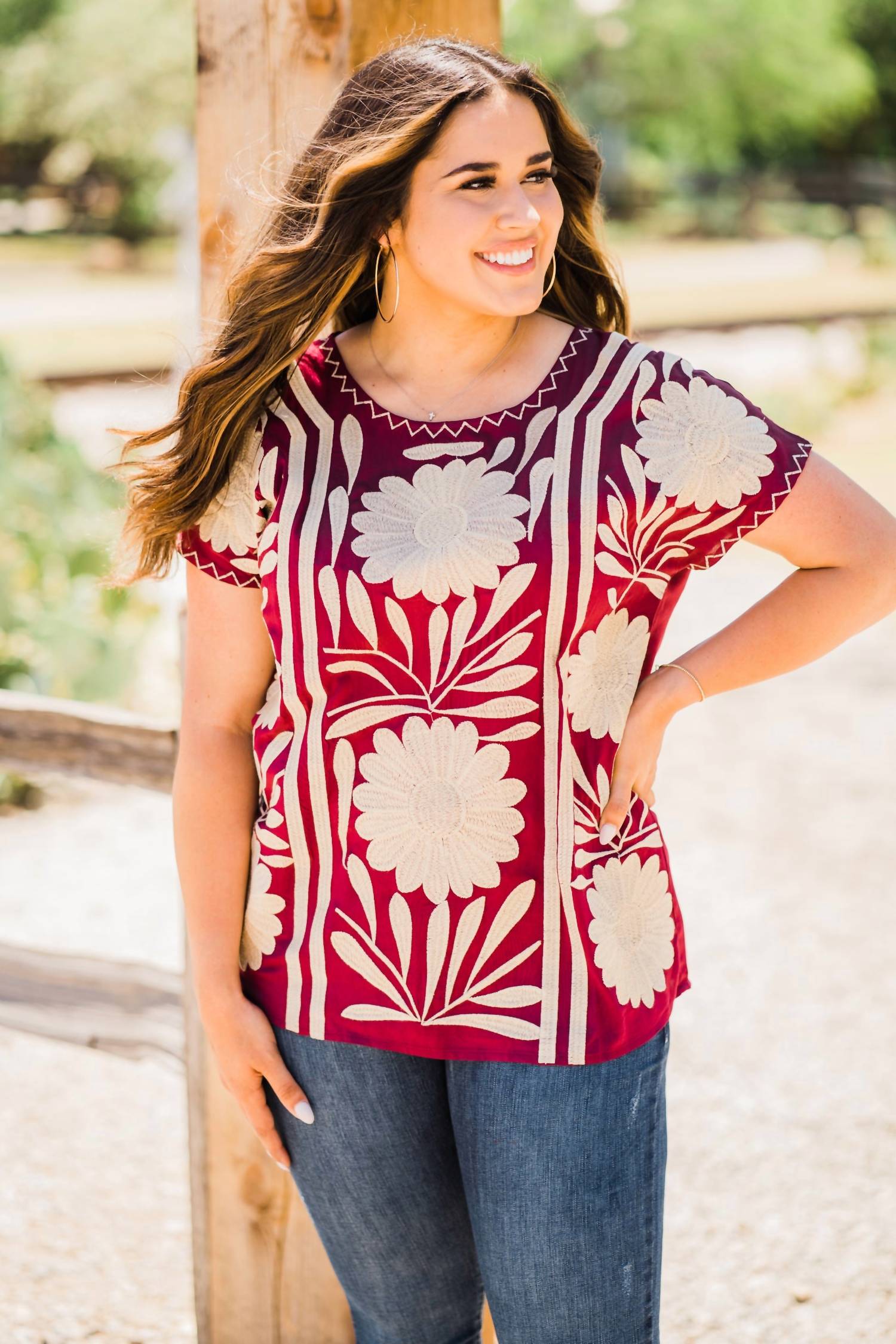 Layerz Clothing - Victoria Patterned Top