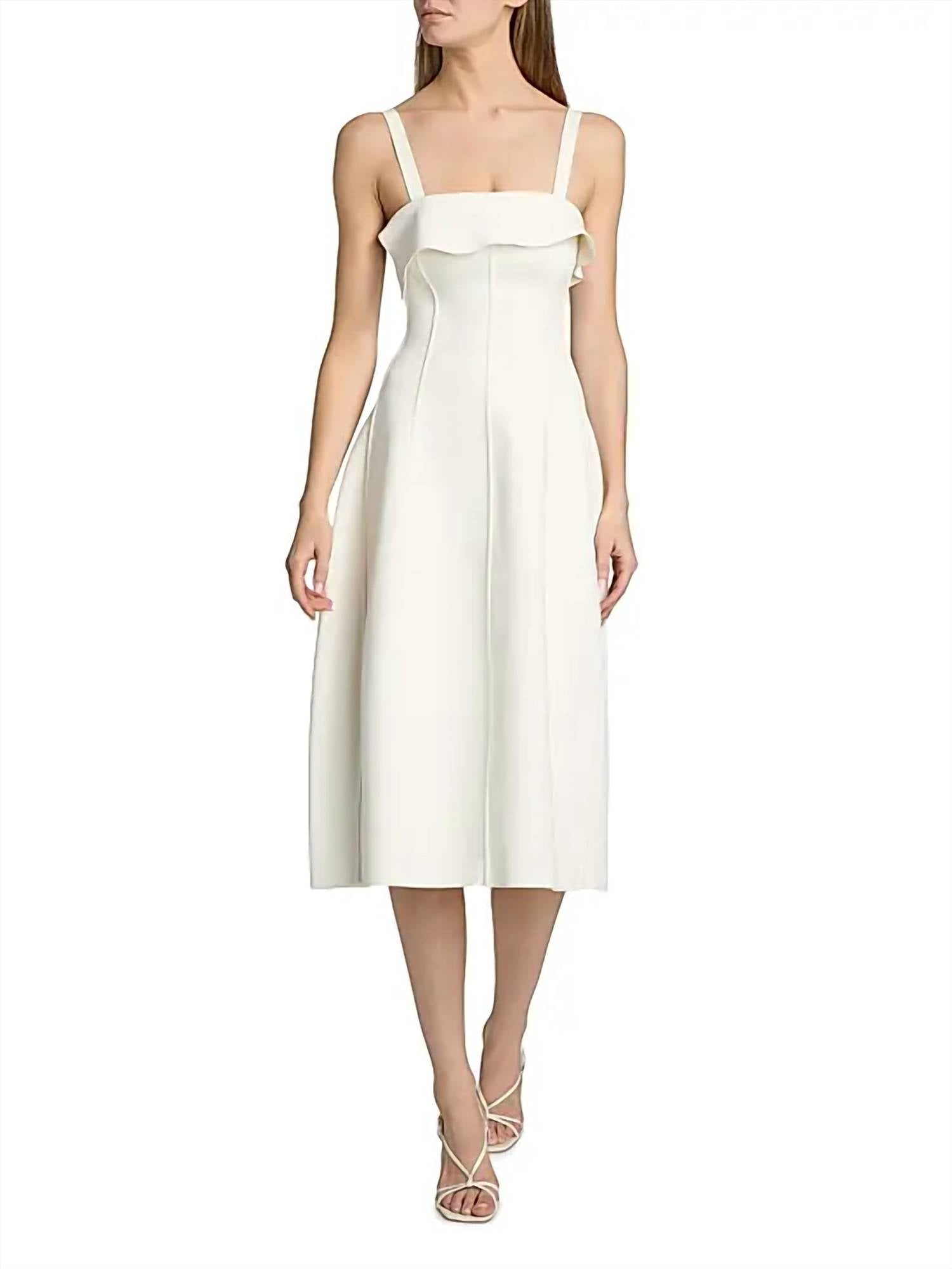 Proenza Schouler - Blanca Compact Ruffle Dress