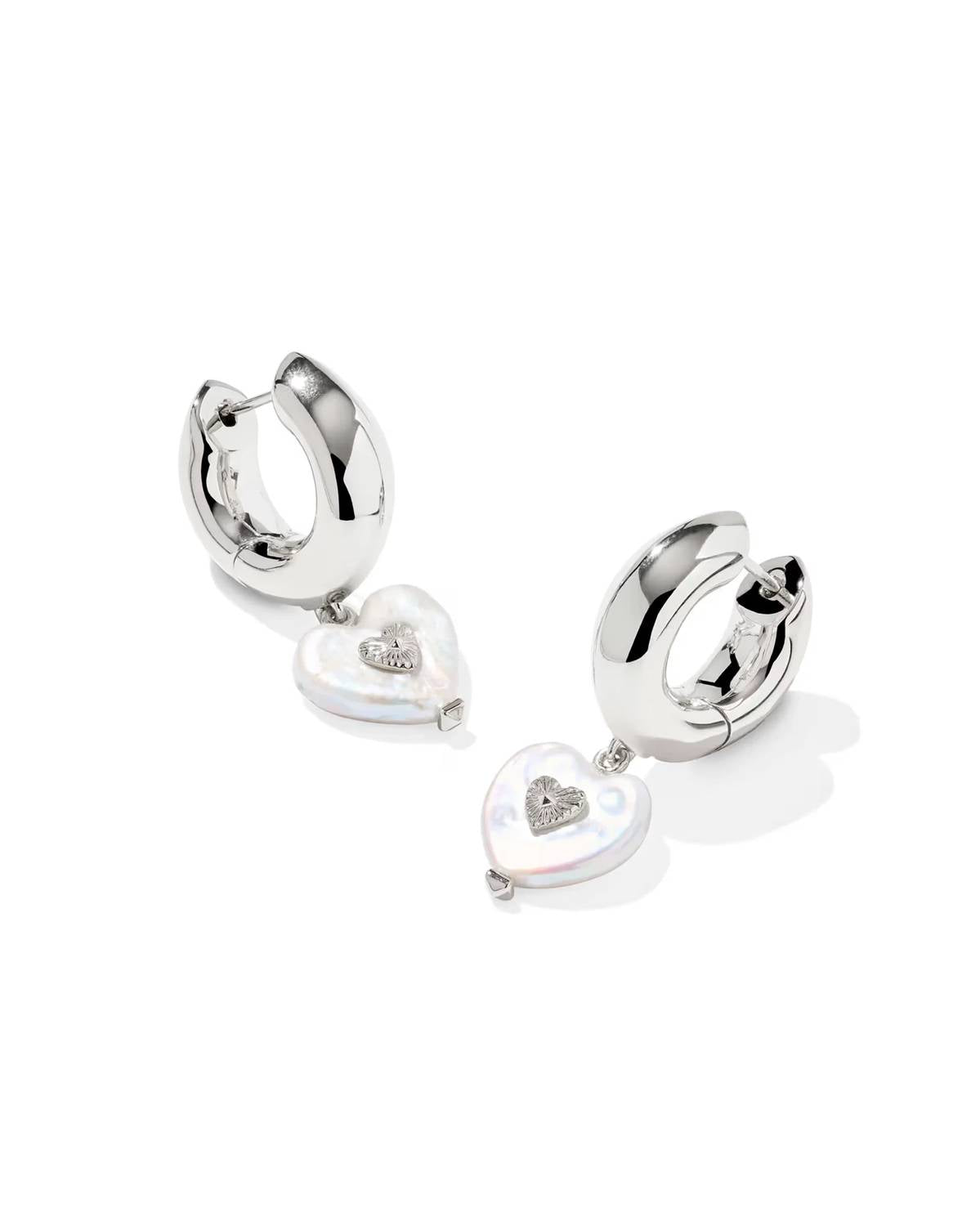 Kendra Scott - Women's Sasha Heart Huggie Earrings
