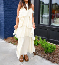 Lucy Paris - Emery Ruffle Maxi Dress