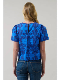 Sugarlips - Romery Abstract Tilma Short Sleeve Top