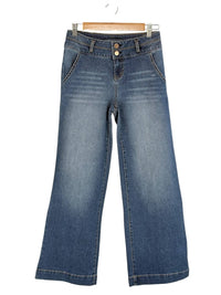 1822 Denim Women's Slim Wide Leg Jeans in oaklee - women's jeans