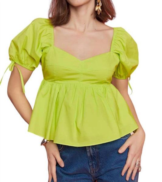 English Factory - Rita Puff Sleeve Top