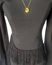 Ciebon - Women's Fringe Knit Top