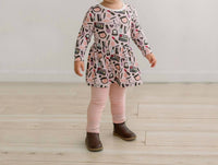 Kickee - Girls' Long Sleeve Playtime Outfit Set
