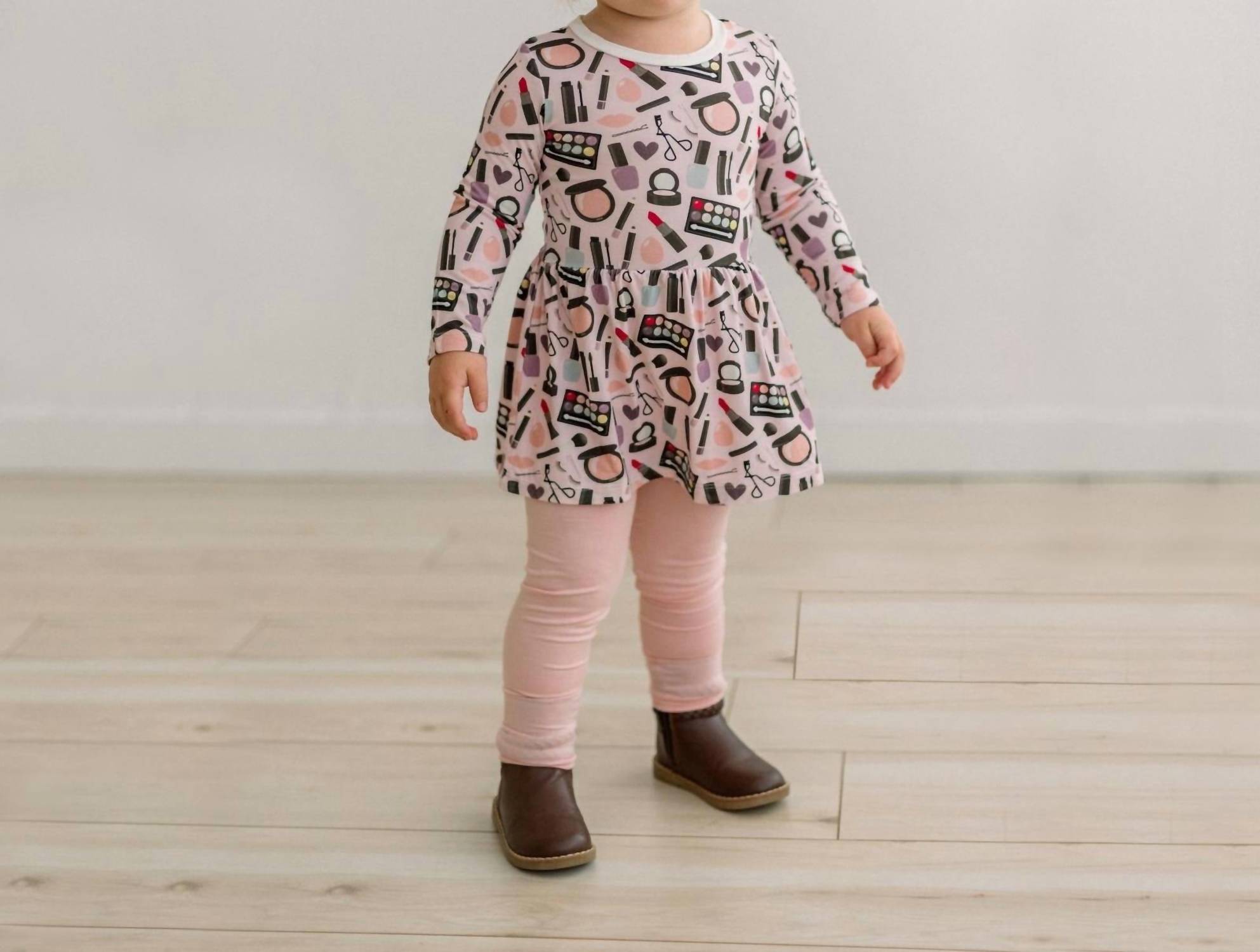 Kickee - Girls' Long Sleeve Playtime Outfit Set