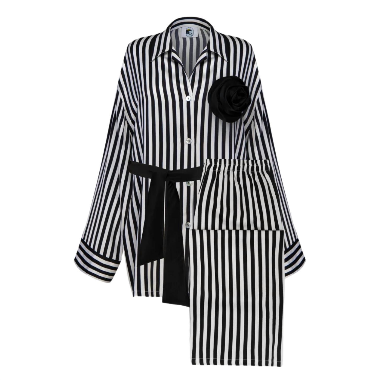 Sleeper - The Rose Oversized Satin Pajama Set