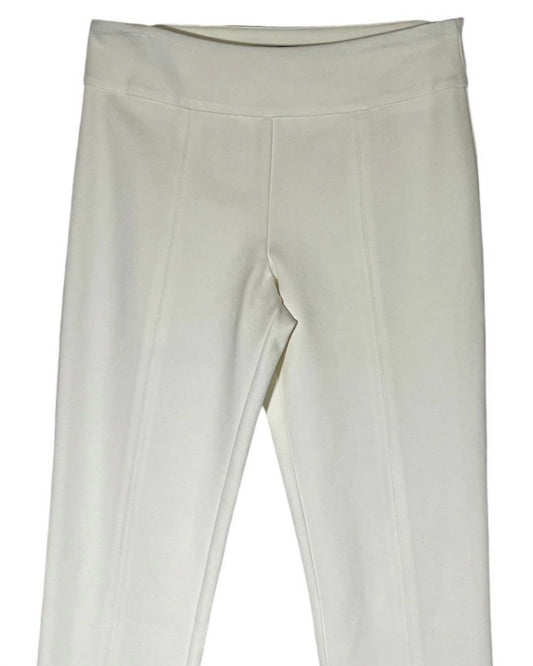 Estelle And Finn - Women's Double Stitched Front Slit Ankle Pant