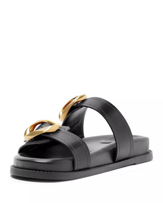 Schutz - Women's Sporty Leather Sandal