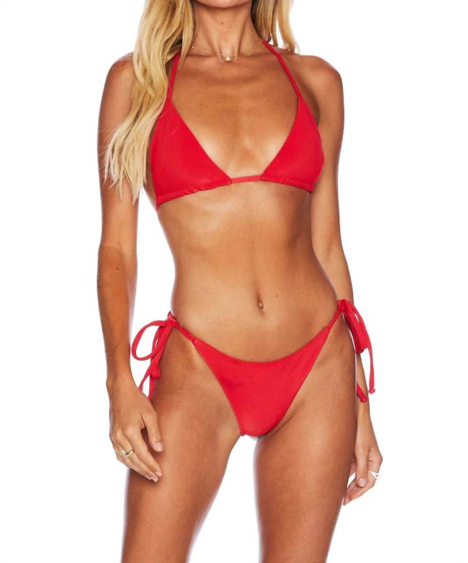 Beach Riot - Kelsey Low Rise With String Tie Bottoms