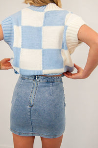 Main Strip - Mini Skirt With Bow Detail