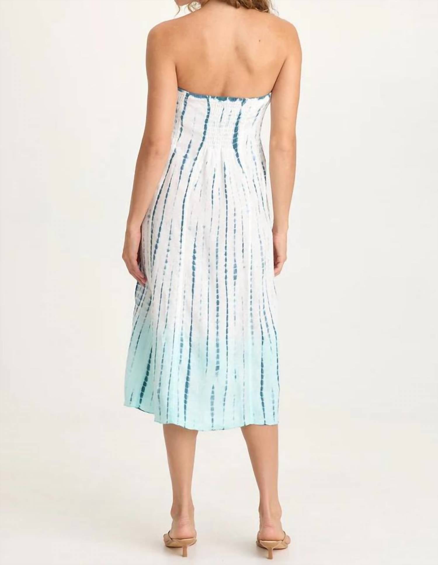 Xcvi - Blake Linen Smocked Skirt-Dress