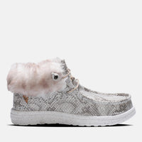 Lamo Women's Cassidy Winter Shoe in dove snake - women's sneaker