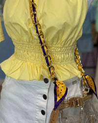 Ameslayne - Women's Lsu Chain Gameday Purse Strap