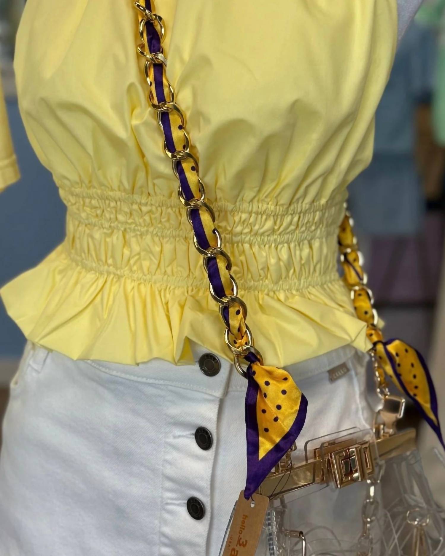 Ameslayne - Women's Lsu Chain Gameday Purse Strap