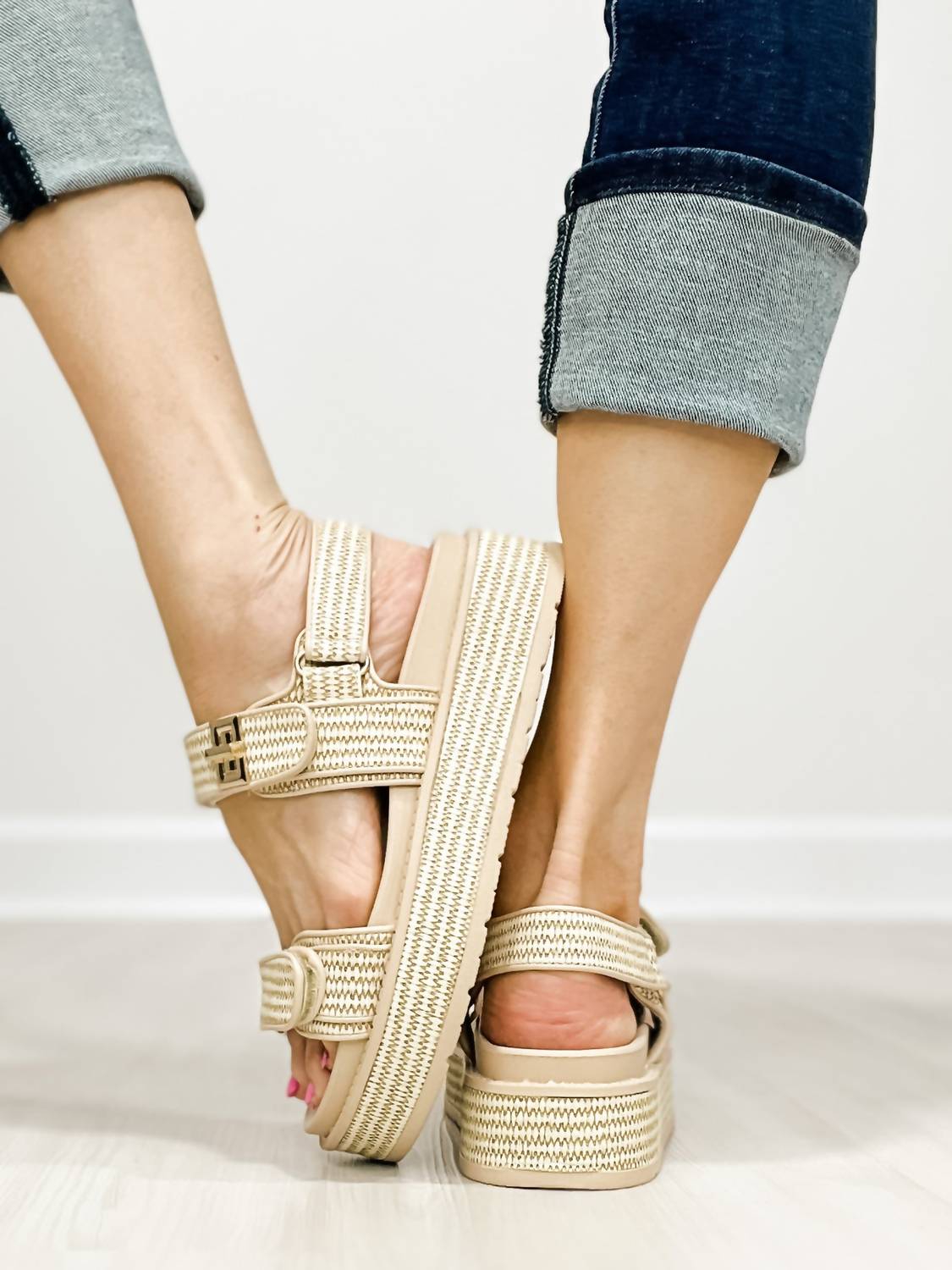 Hey Girl By Corkys - Women's Go For It Platform Sandal