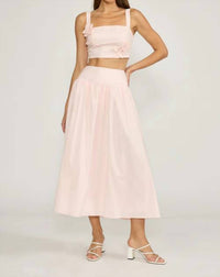 Lucy Paris - Luna Flower Top & Skirt Set
