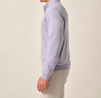 Johnnie-O - Desmond Plaited Cotton Blend 1/4 Zip Sweater