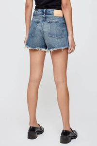 Moussy - Denim Mid High Rise Shorts