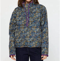 Current Air - Reversible Floral Sherpa Pullover