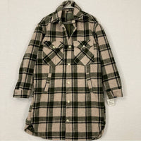 Blanknyc - Perfect Timing Plaid Wool Blend Long Shacket Jacket