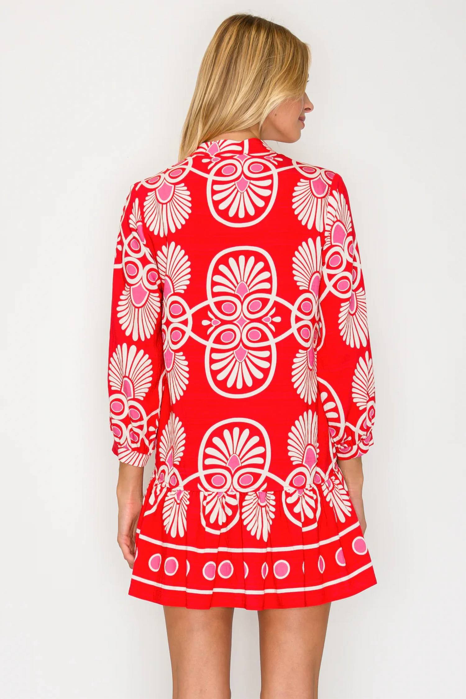 Meet Me In Santorini - Festival Medallion Short Dress